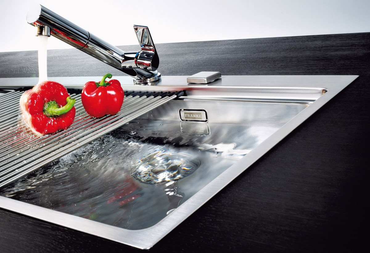 Franke Mythos MMX 211 DP-Stainless Steel Left Drainer Sink And Tap