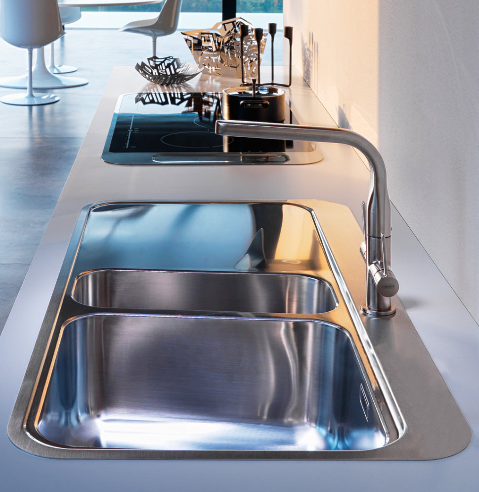 Franke Sinos SNX 251 DP - Stainless Steel 1.5 Bowl LHD Sink And Tap