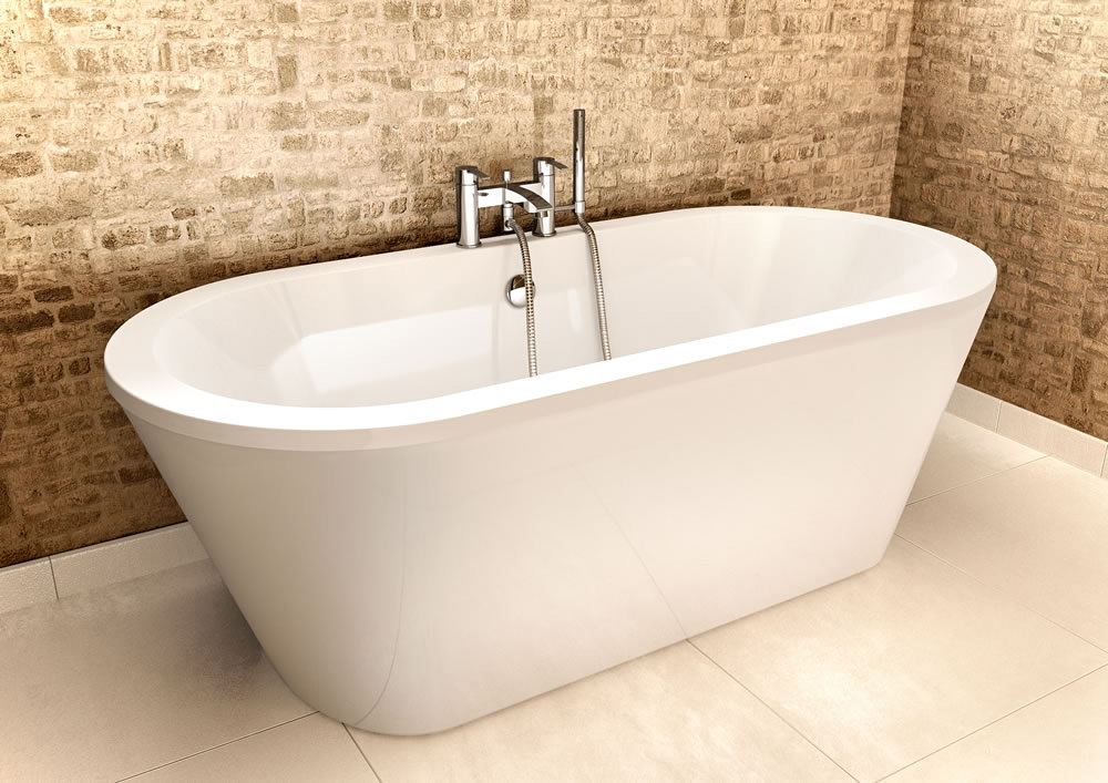 Cleargreen Freestark Double Ended Freestanding Bath 1740 x 800mm